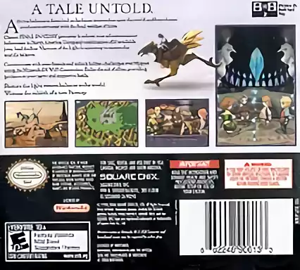 Image n° 2 - boxback : Final Fantasy III
